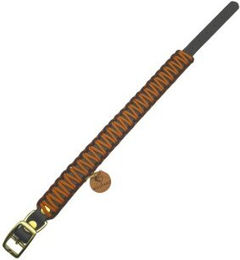Wildfang Hundehalsband Naturgeflüster aus Biothane und Paracord braun Größe S – Bild 1 von 3