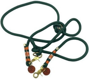 Wildfang Hundeleine Wandergeflüster aus Tau dunkelgrün 2,3 m 3 cm - 2,3 m – Bild 1 von 3