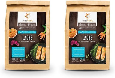 Wildfang® Junior Trockenfutter mit Lachs für Welpen getreidefrei und glutenfrei 12kg - 2 x 6 kg – Bild 1 von 9