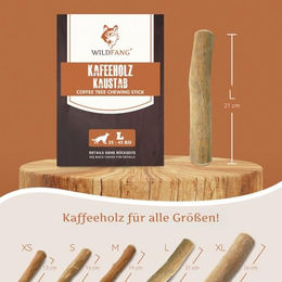 Wildfang Kaffeeholz Kauspielzeug für Hunde Naturkauartikel zur Zahnpflege Größe L - 30 g – Bild 1 von 10