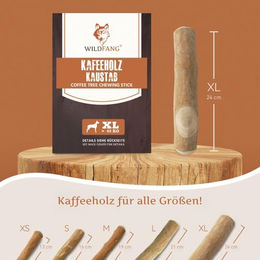 Wildfang Kaffeeholz Kauspielzeug für Hunde XL Zahnpflege Natur Sticks für Riesenrassen – Bild 1 von 10