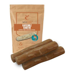 Wildfang Kaffeeholz Kauspielzeug mit Lachsöl für Hunde Größe S Zahnpflege Sticks – Bild 1 von 9