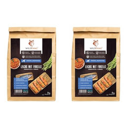 Wildfang Maxi Adult Trockenfutter für große Hunde mit Lachs und Forelle getreidefrei 2kg - 2 x 2 kg – Bild 1 von 4