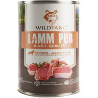 Produktbild von Wildfang Nassfutter Lamm pur Stückchen in Sauce für Adult Hunde Getreidefrei mit hohem Fleischanteil 800 g