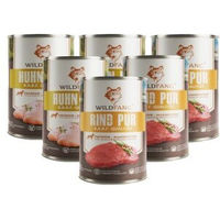 Produktbild von Wildfang Nassfutter Mix Adult BARF Qualität 6 x 400g Dose