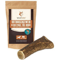 Produktbild von WILDFANG Naturkauartikel Rothirsch Geweih mit Lachsöl