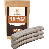 Produktbild von Wildfang Rothirsch Kaugeweih halbe Kaustange 3er Set Naturkauartikel für Hunde