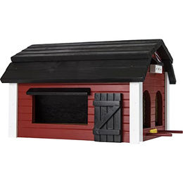 Wildlife Garden Vogelfutterhaus WG221 Futterscheune aus Holz in Rot – Bild 1 von 7