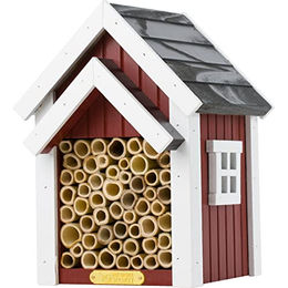 Wildlife Garden WG311 Insektenhotel aus Holz in Rot – Bild 1 von 5