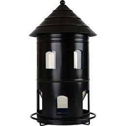 Wildlife Garden WG326 Gigant Futterstation Vogelhaus aus Metall Schwarz – Bild 1 von 4