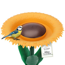 WILDLIFE HOME Bodenfutterstation Trink- und Futterblume für Wildvögel aus Kunststoff in Bunt – Bild 1 von 13