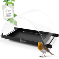 Produktbild von WILDLIFE HOME Vogelfutterspender Bodenfutterstation für Wildvögel wetterbeständiges Design für Garten und Balkon