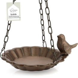 WILDLIFE HOME Vogelhaus aus Metall in Braun zum Aufhängen – Bild 1 von 7
