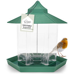 Wildlife Home Vogelhaus Futterlaterne XL Grün aus Kunststoff zum Aufhängen – Bild 1 von 13