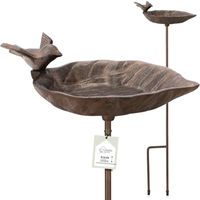 Produktbild von wildlife home Vogeltränke aus Gusseisen mit Erdspieß in Braun