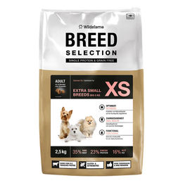Produktbild von Wildsterne Breed Adult XS Hundefutter Wild Mini 2500g