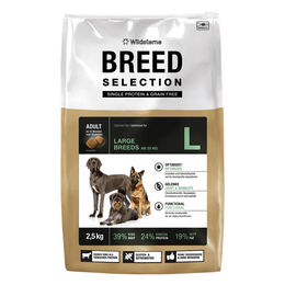 Wildsterne Breed Selection Adult L Getreidefreies Hundefutter Rind und Wild 2,5 kg – Bild 1 von 5