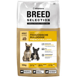 Wildsterne Breed Selection Französische Bulldogge Adult Trockenfutter 10 kg Getreidefrei Monoprotein – Bild 1 von 4