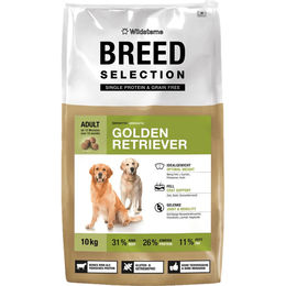 Wildsterne Breed Selection Golden Retriever Adult Trockenfutter Rind und Lachs 10 kg Getreidefrei Hypoallergen – Bild 1 von 4