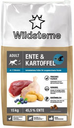 Wildsterne Classic Adult Hundefutter Ente und Kartoffel getreidefrei 15 kg – Bild 1 von 4