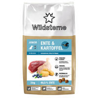 Produktbild von Wildsterne Classic Junior Trockenfutter Ente & Kartoffel 3 kg Getreidefrei Monoprotein
