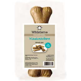 Wildsterne Kauknochen Hirsch pur Monoprotein Hypoallergen für Hunde 17 cm – Bild 1 von 3