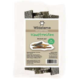 Produktbild von Wildsterne Kausnack Dorsch pur Monoprotein Kaustreifen für Hunde