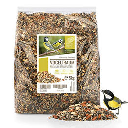 Wildtier Herz Vogeltraum Premium Vogelfutter für Wildvögel ohne Weizen mit Sonnenblumenkernen 5 kg - 5 kg – Bild 1 von 4
