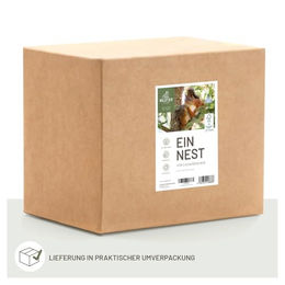 wildtier liebe Eichhörnchen Kobel Eichhörnchenhaus aus FSC Massiv-Holz in Natur und Braun – Bild 1 von 7