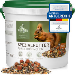 wildtier liebe Eichhörnchenfutter artgerechtes Streufutter für Eichhörnchen und Streifenhörnchen 1kg - 1 kg – Bild 1 von 13