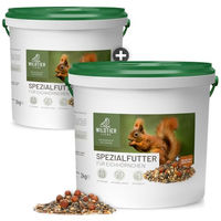 Produktbild von wildtier liebe Eichhörnchenfutter für Eichhörnchen und Streifenhörnchen 2 x 2kg