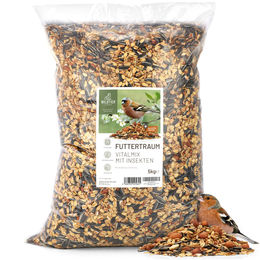 wildtier liebe Futtertraum Vitalmix Vogelfutter mit Insekten 5kg - 5 kg – Bild 1 von 13