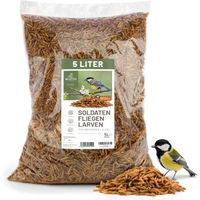 Produktbild von Wildtier Liebe getrocknete Soldatenfliegenlarven als Ergänzungsfutter für Wildvögel und Igel