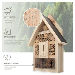 wildtier liebe Insektenhotel Groß aus Naturholz mit Lockstoff – Bild 1 von 8