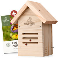 Produktbild von wildtier liebe Marienkäferhotel aus FSC-Holz inkl. Insekten-Ratgeber