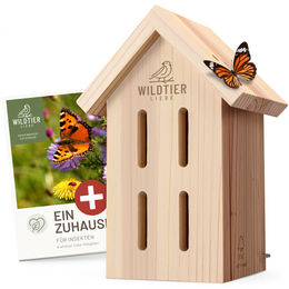 wildtier liebe Schmetterlingshaus aus FSC Holz als Insektenhotel für den Garten – Bild 1 von 13