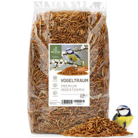 Produktbild von wildtier liebe Vogeltraum Premium Insektenmix 500g Vogelfutter für Wildvögel - 500 g