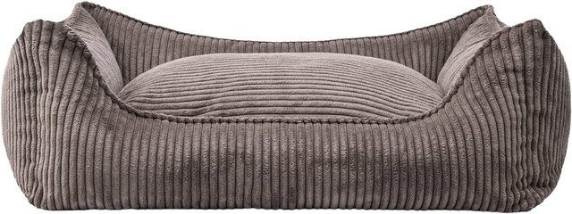 William Walker Hundebett Cord Orthopädisches Kissen Braun XL – Bild 1 von 3