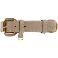 Produktbild von William Walker Hundehalsband aus Leder in Sand Beige Größe L