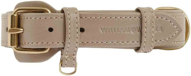 William Walker Hundehalsband aus Leder in Sand Größe S – Bild 1 von 4