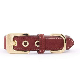 Produktbild von William Walker Leder Hundehalsband Bordeaux XL 50cm-59cm