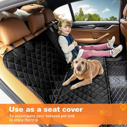 Wimypet Autoschondecke XL für Hunde Schwarz Wasserdicht aus Polyester 152x147cm – Bild 1 von 11