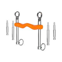Produktbild von Winderen Pumpkandare Halfter und Stricke Orange 3er-Pack Größe 145