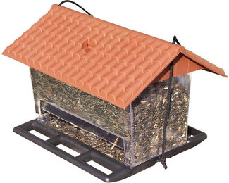 Windhager Vogelhaus Ranch Futterstation für Wildvögel aus Kunststoff mit Aufhängung 4,75 L – Bild 1 von 3