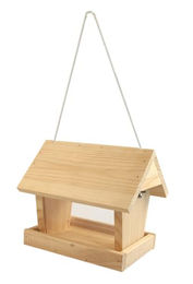 Windhager Woodpecker Vogelfuttersilo-Bausatz aus Holz mit Farbset zum Bemalen Beige – Bild 1 von 5