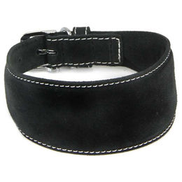 Produktbild von Windhundhalsband Toronto Black aus Leder in Schwarz 45 cm wasserdicht