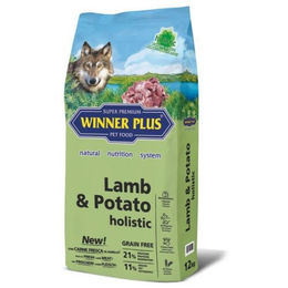 Winner Plus Holistic Hundefutter Lamm und Kartoffel Getreidefrei Glutenfrei Adult 12 kg - 12 kg – Bild 1 von 2
