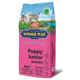 Produktbild von Winner Plus Holistic Puppy Junior Welpenfutter Ente Lachs Glutenfrei Sensitive 2 x 12 kg - 2 x 12 kg
