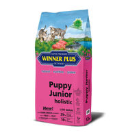 Produktbild von Winner Plus Holistic Welpenfutter Ente und Lachs glutenfrei und getreidefrei 12 kg - 12 kg