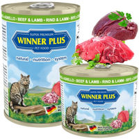 Produktbild von Winner Plus Katzenfutter Rind und Lamm getreidefrei 395 g